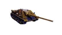 Модель САУ СУ-100 из бумаги. Чертежи.